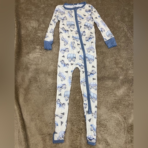 Posh Peanut Franklin One-Piece Convertible Footie 2T EUC Cars and Trucks print - Picture 3 of 14